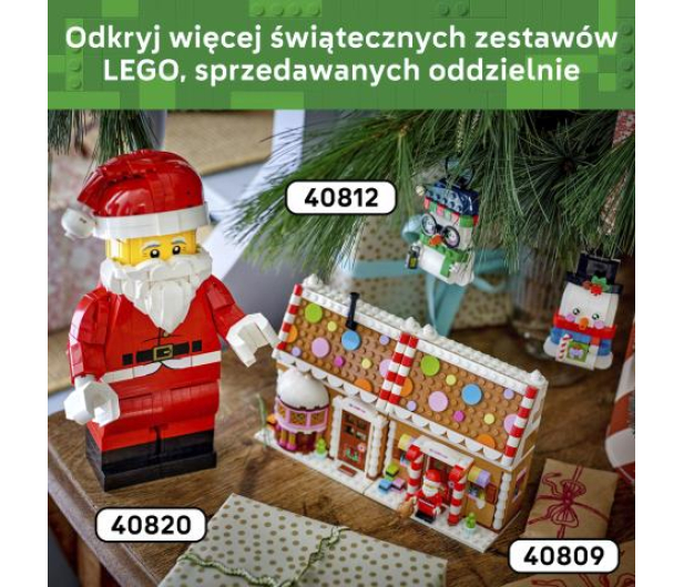 LEGO 40809 Świąteczna chatka z piernika - 1577946 - zdjęcie 4